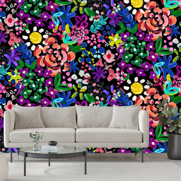 Night Blooms Mural