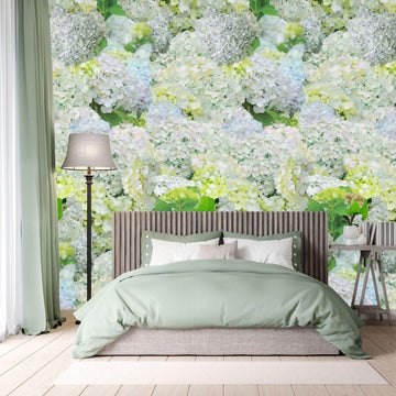 Happy Hydrangea Mural