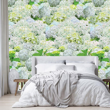 Happy Hydrangea Mural