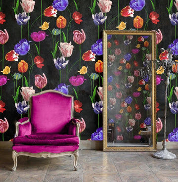 Blooming Tulips Mural